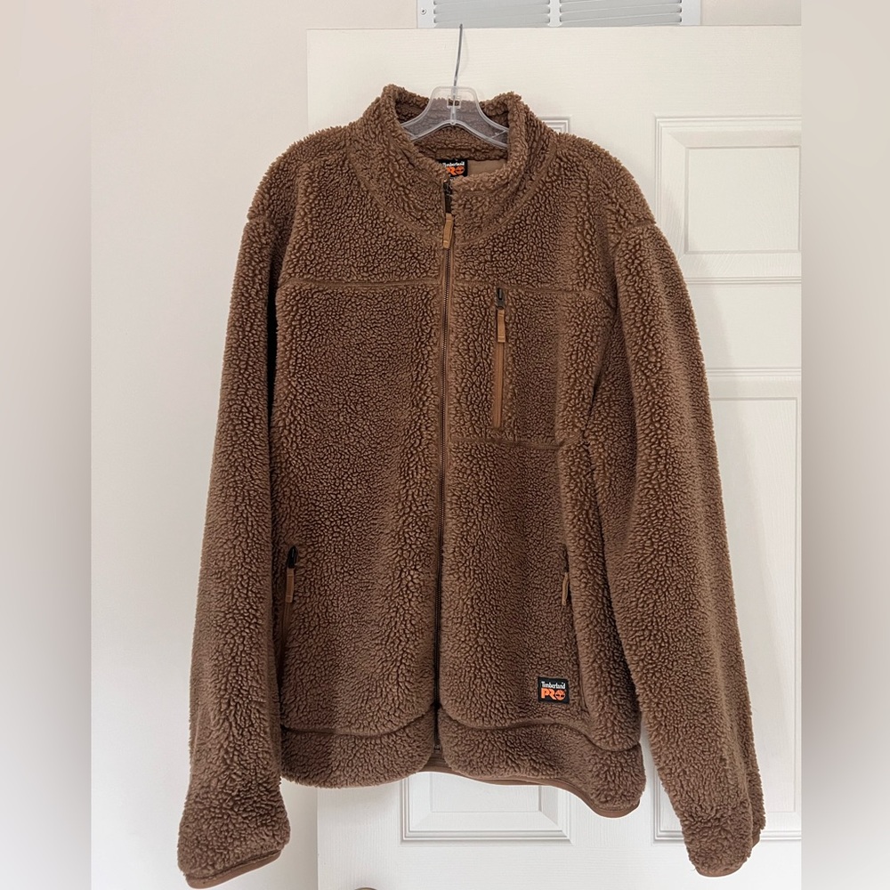 Timberland Pro Carmel Brown Warm Fleece Jacket